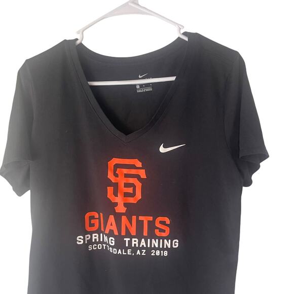 Nike Women Size Large‎ Dri Fit SF San Francisco Giants MLB Shirt - Picture 2 of 8
